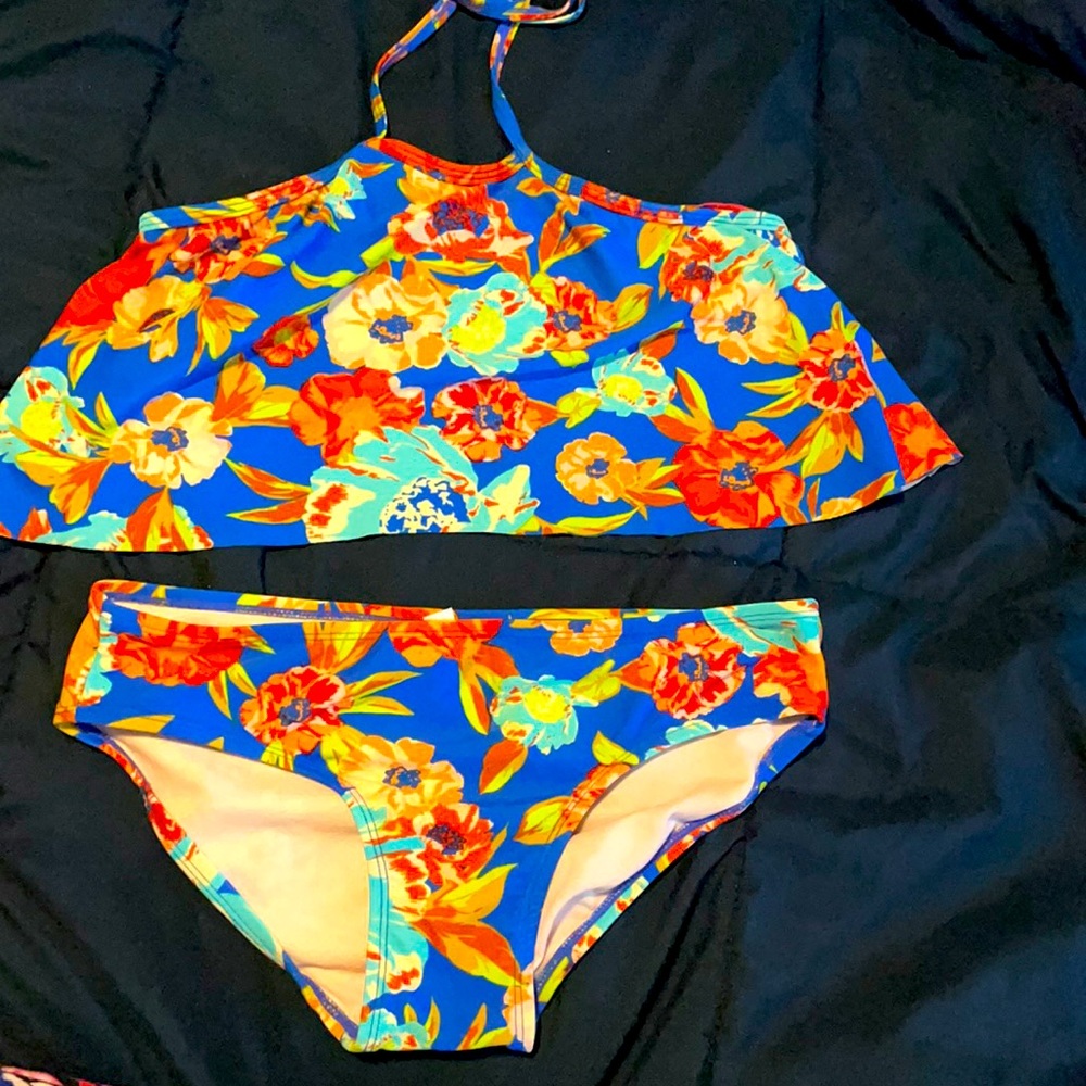 Girls halter two piece swim suite